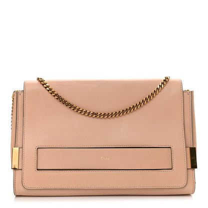Chloe Lambskin Medium Elle Chain Clutch Nude 1 of 11
