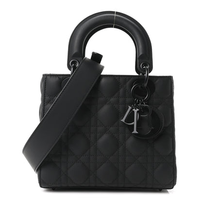 Christian Dior Ultra Matte Calfskin Cannage Small My ABCDior Lady Dior Black Black 1 of 10