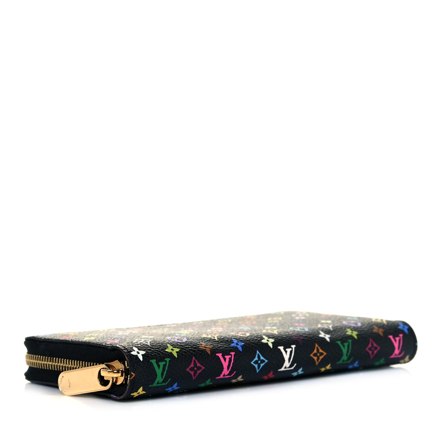 Monogram Multicolor Zippy Wallet Black Violet