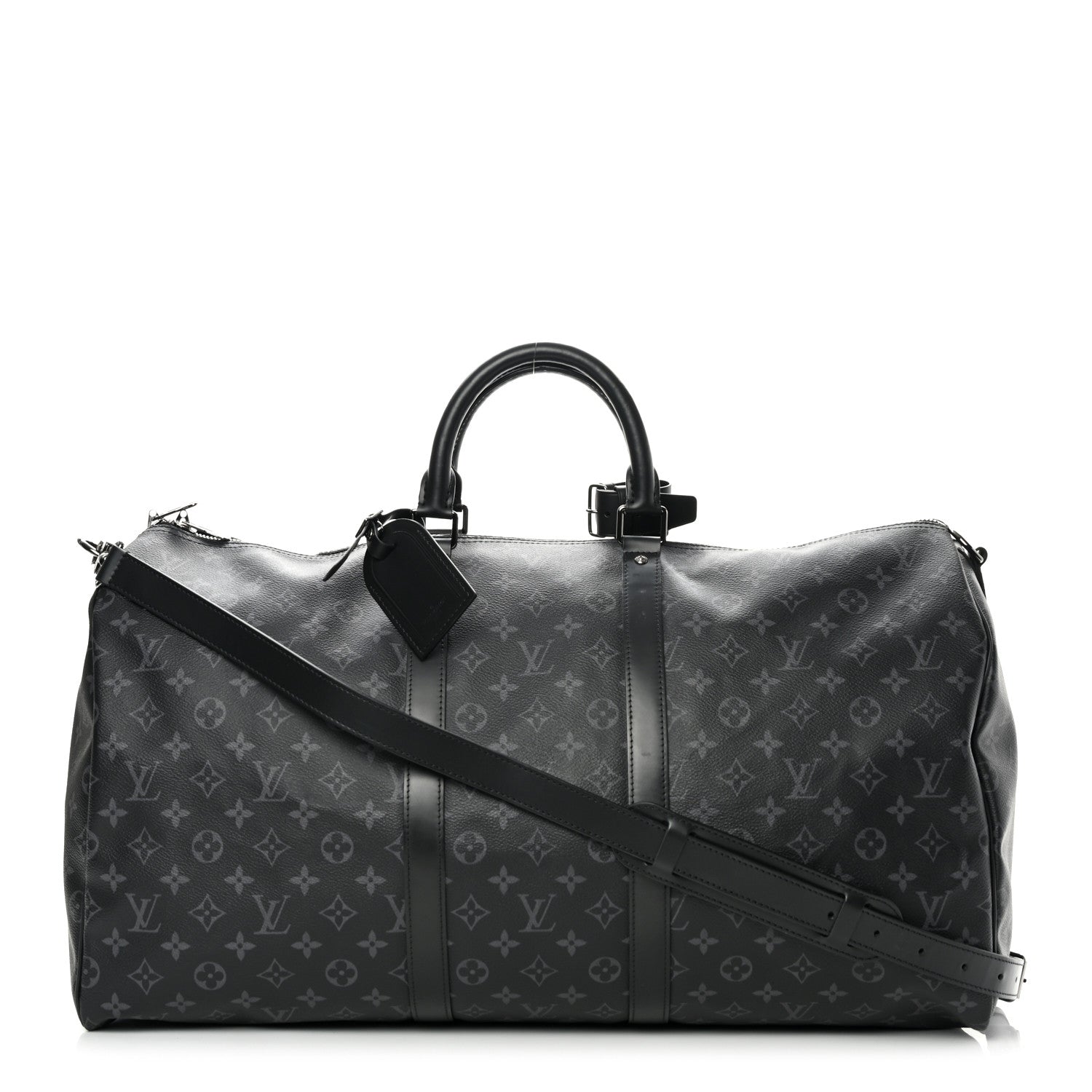 Louis Vuitton Monogram Eclipse Keepall Bandouliere 55 1 of 14