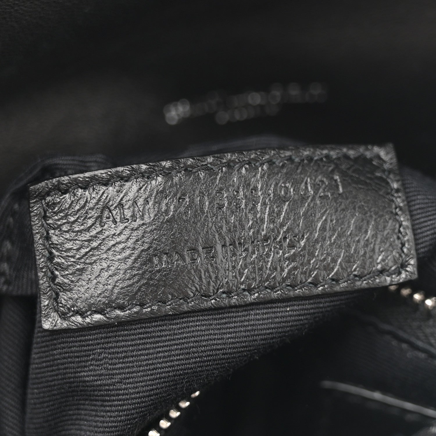 Saint Laurent Lambskin Quilted Toy Loulou Puffer Monogram Chain Satchel Black 7 of 12