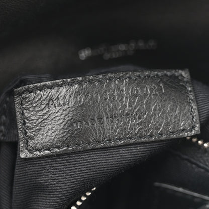 Saint Laurent Lambskin Quilted Toy Loulou Puffer Monogram Chain Satchel Black 7 of 12