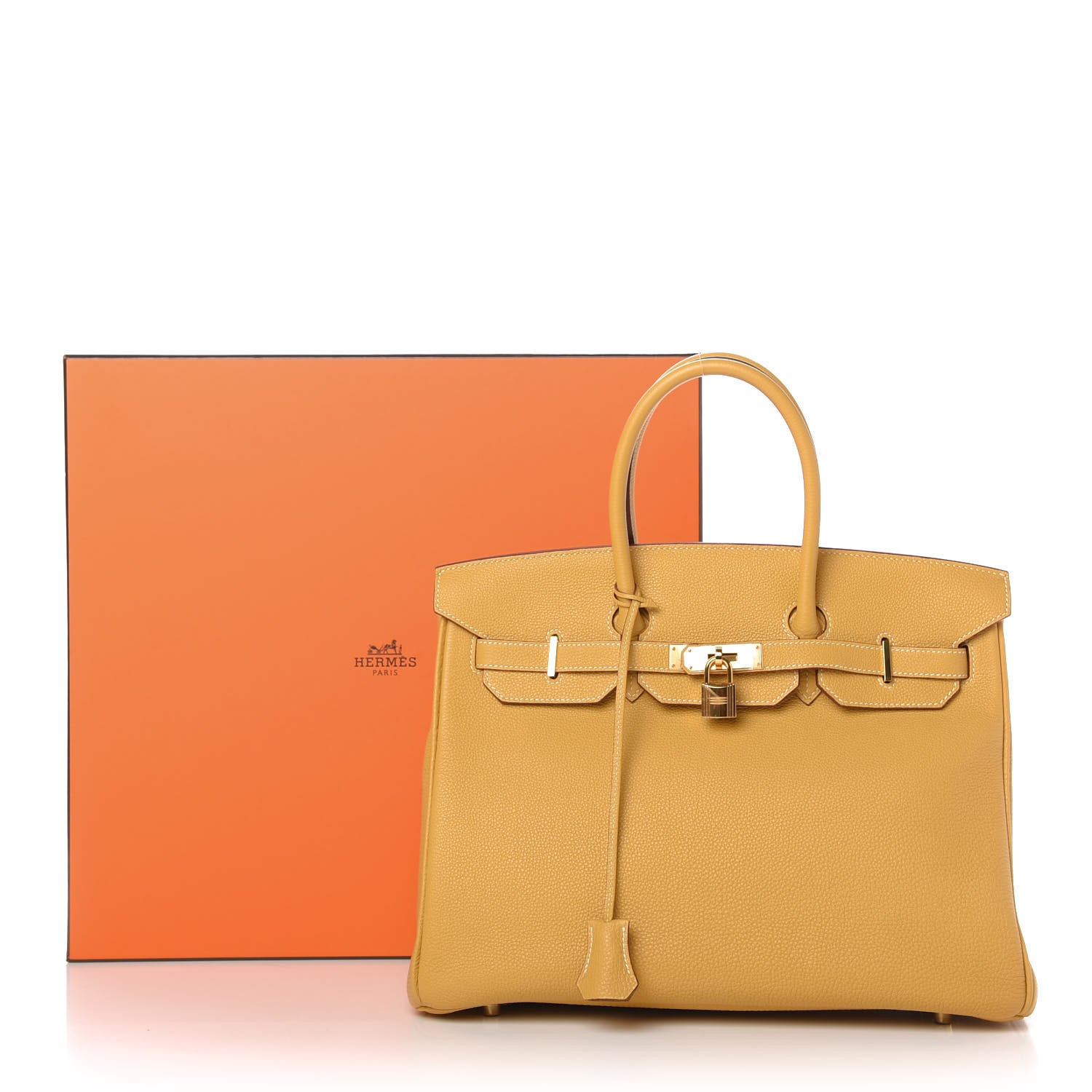 Hermes Togo Birkin 35 Curry 11 of 11
