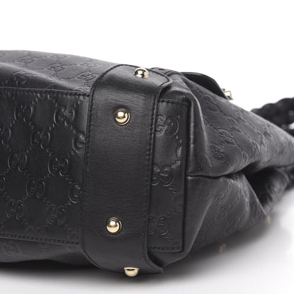 Gucci Guccissima Small Pelham Shoulder Bag Black 11 of 12