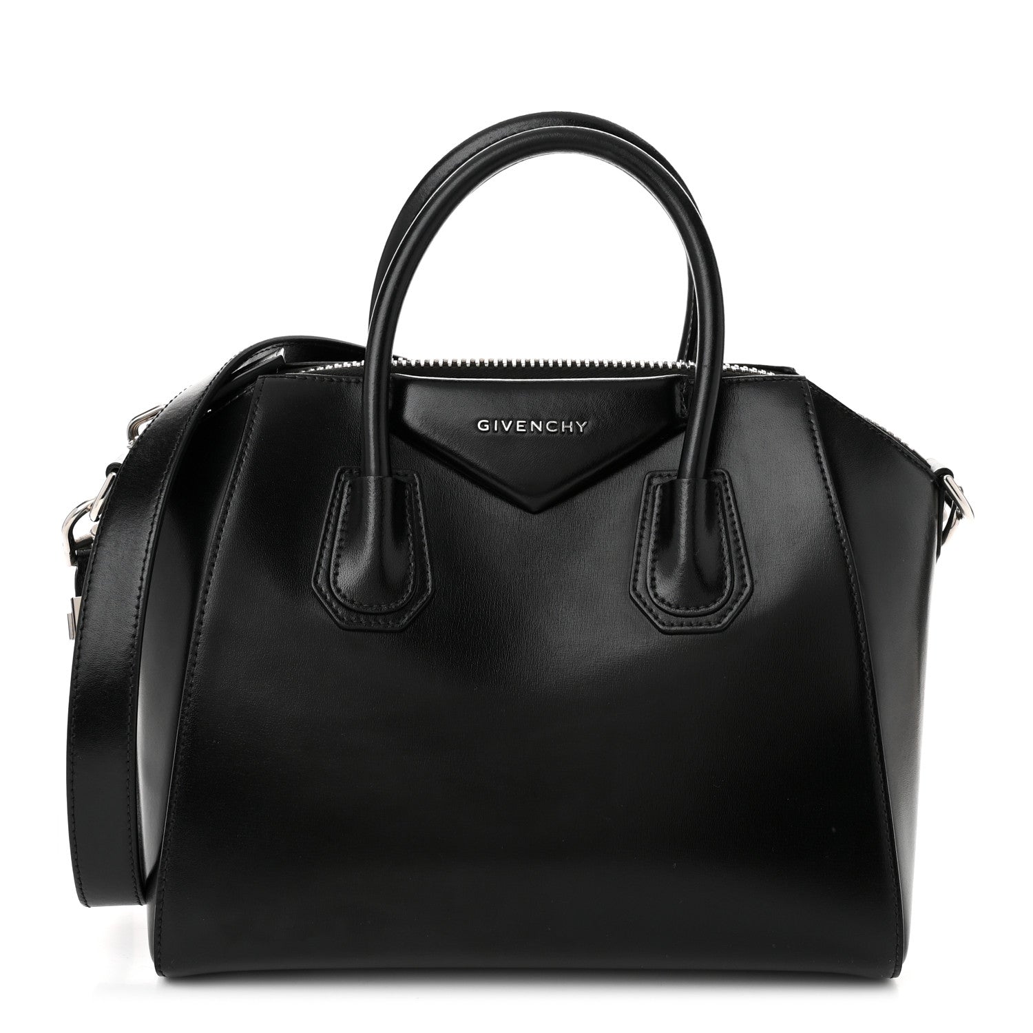 Givenchy Shiny Lord Calfskin Small Antigona Black 1 of 10