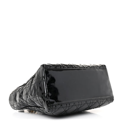 Christian Dior Patent Cannage Medium Lady Dior Black 4 of 14