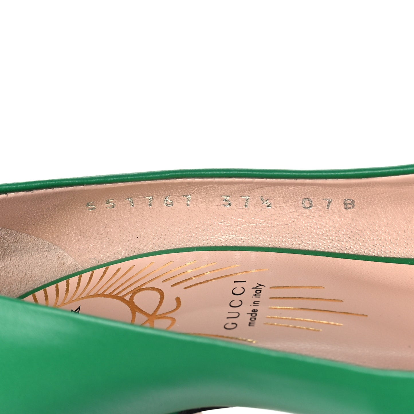 Nappa Bow High Heel Pumps 37.5 New Shamarock