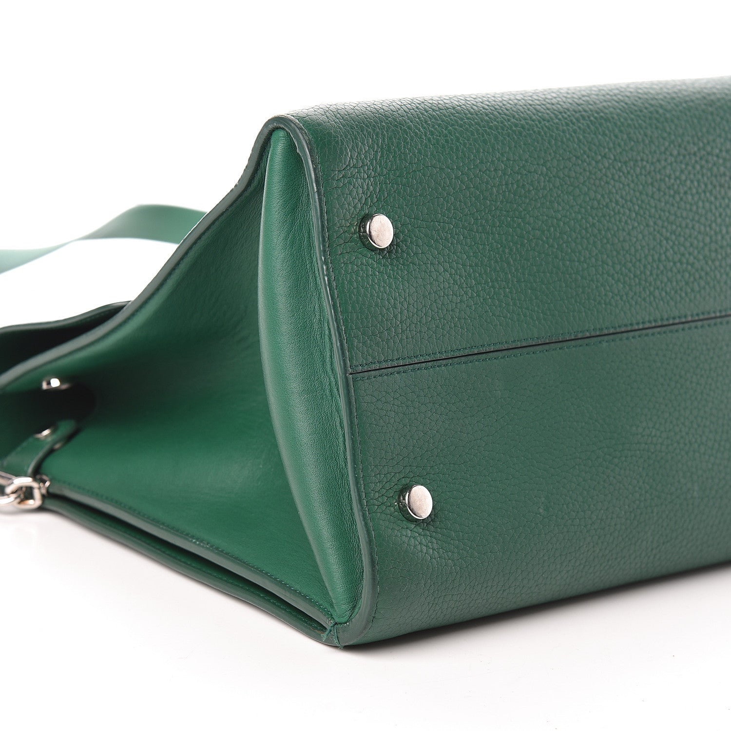 Christian Dior Bullcalf Large Diorever Flap Green 10 of 13