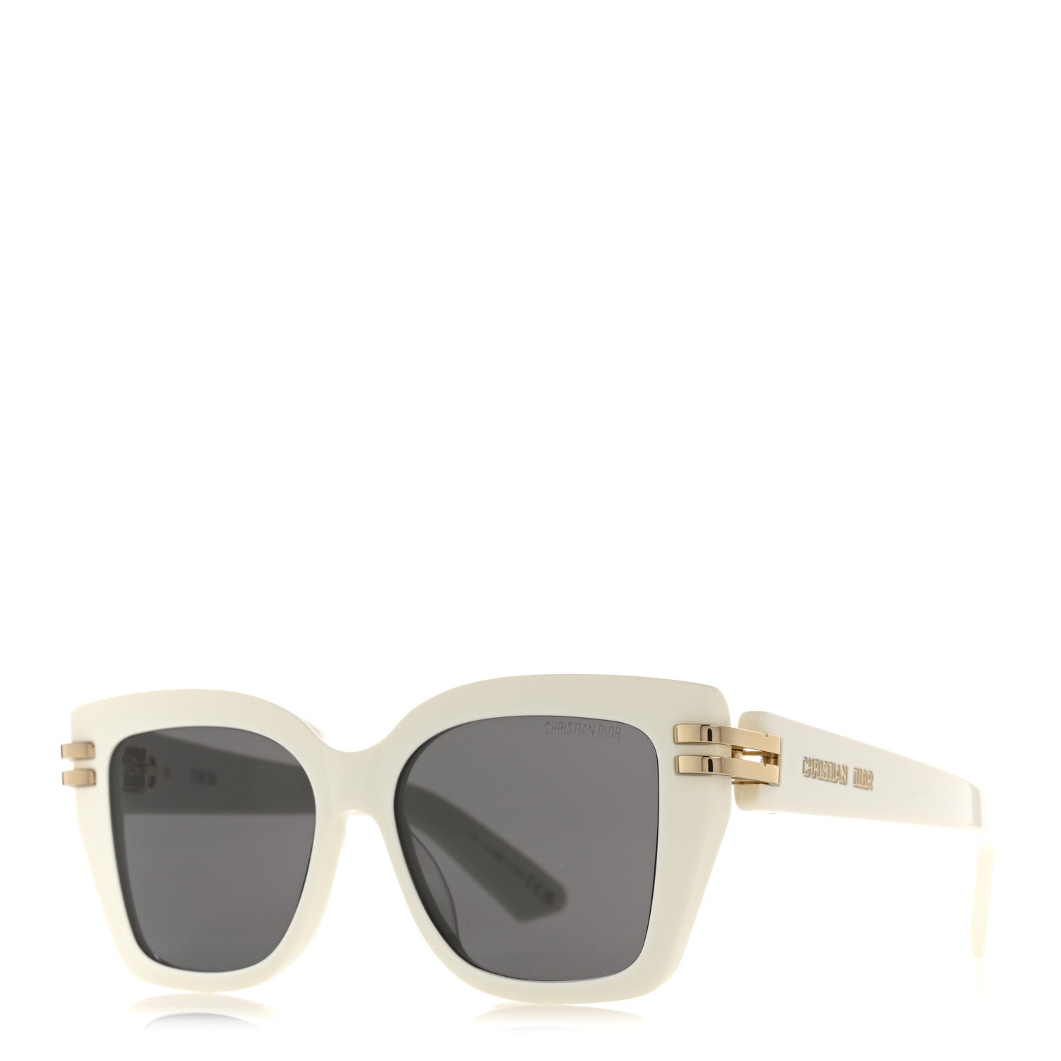 Christian Dior Acetate CDior S1I Square Sunglasses Ivory 1 of 9