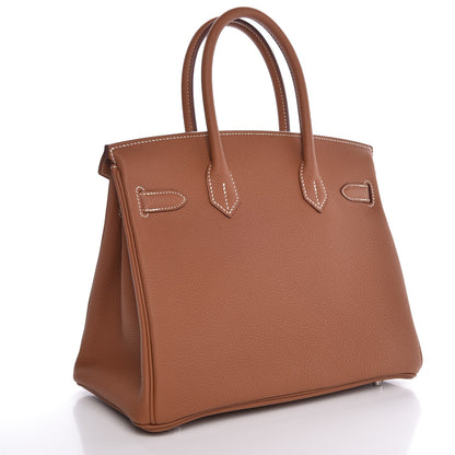 Hermes Togo Birkin 30 Gold 3 of 36