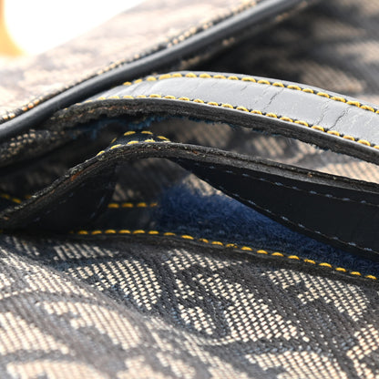 Christian Dior Monogram Saddle Bag Blue 13 of 16