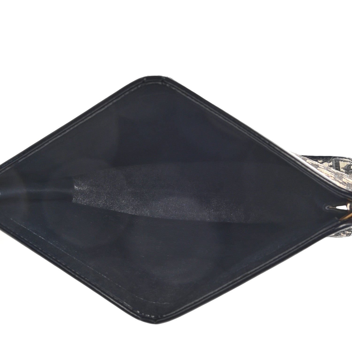 Christian Dior Monogram Pouch Clutch Navy Blue 4 of 6