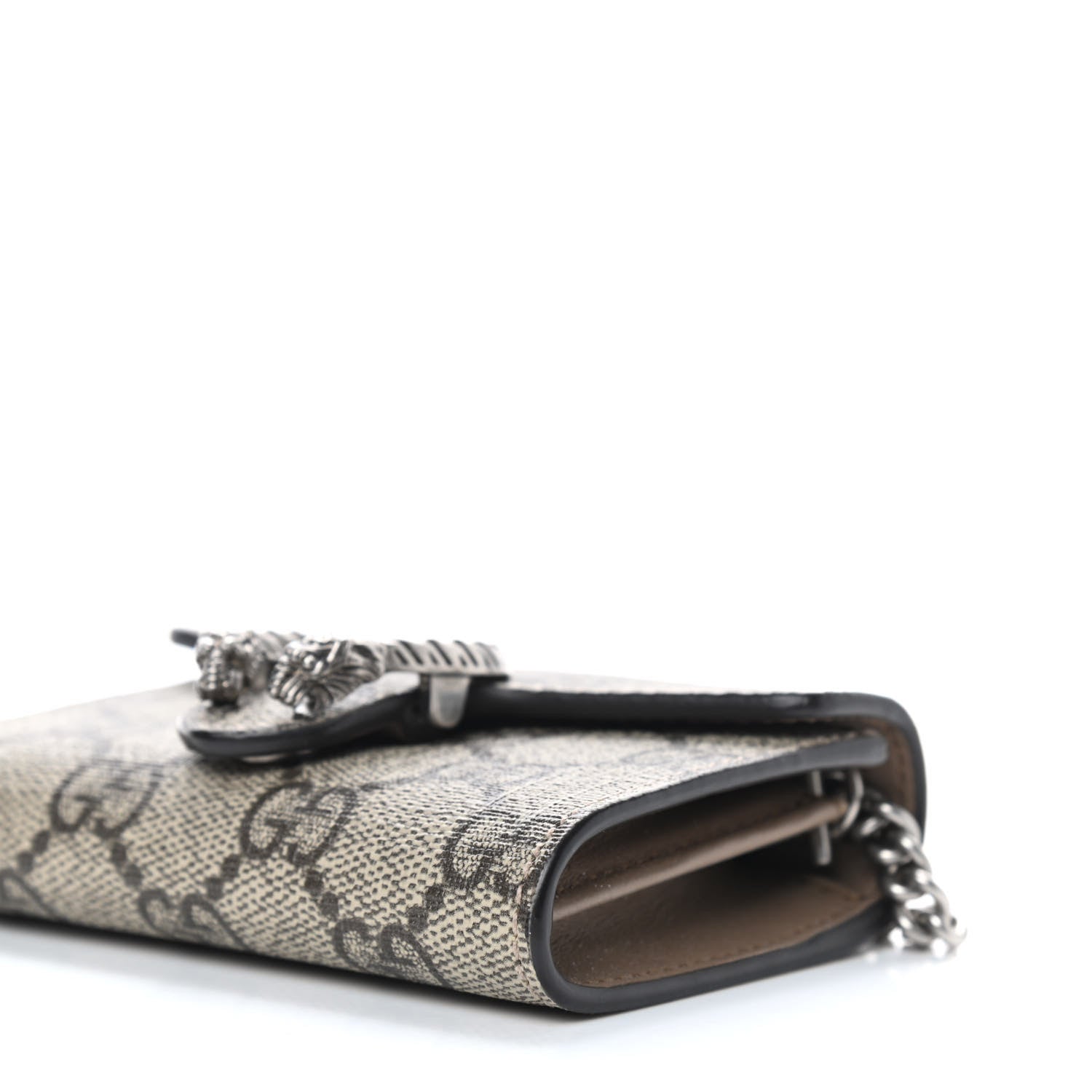 Gucci GG Supreme Monogram Dionysus Coin Purse Taupe 8 of 8