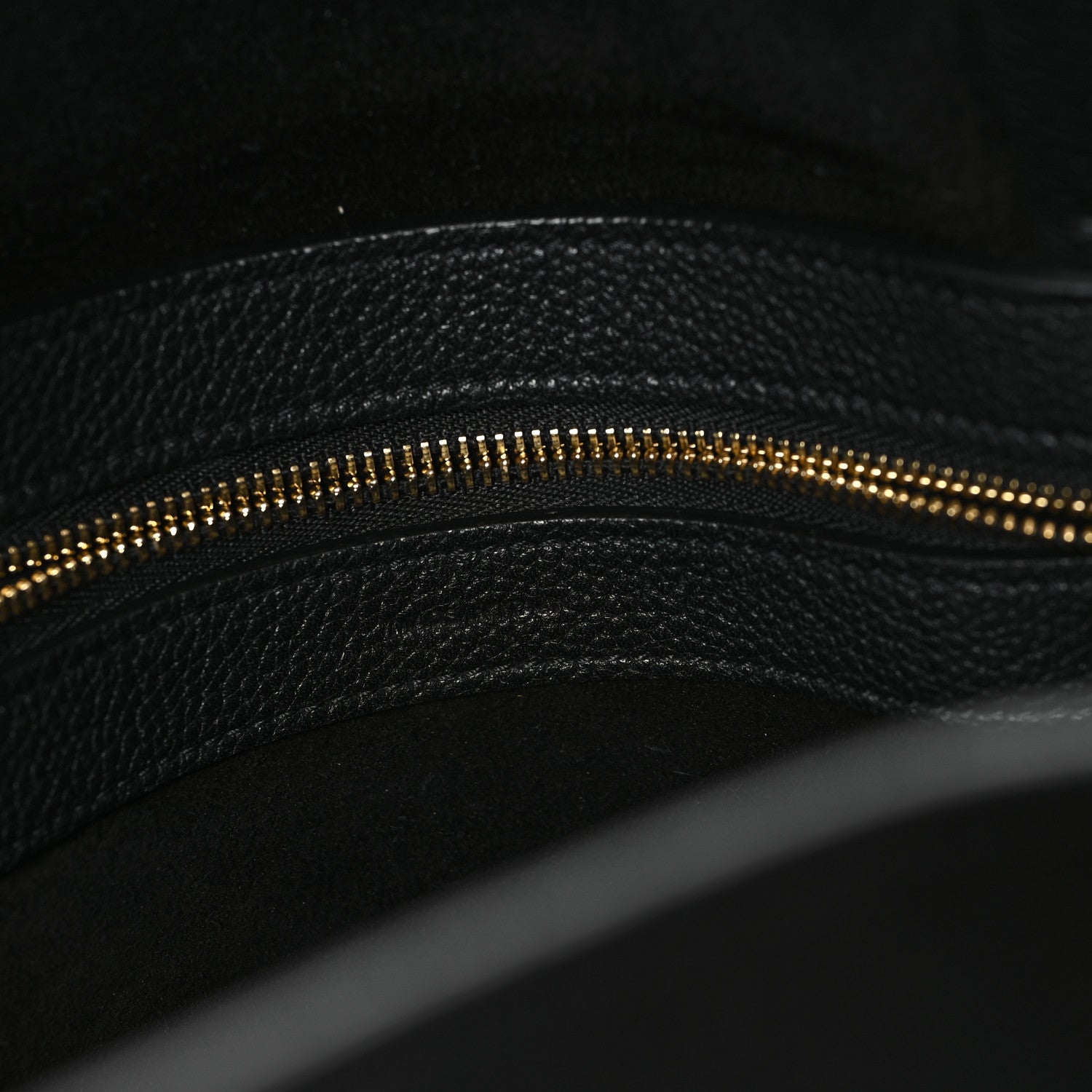 Celine Soft Grained Calfskin Small Belt Cabas Phantom Black 6 of 10