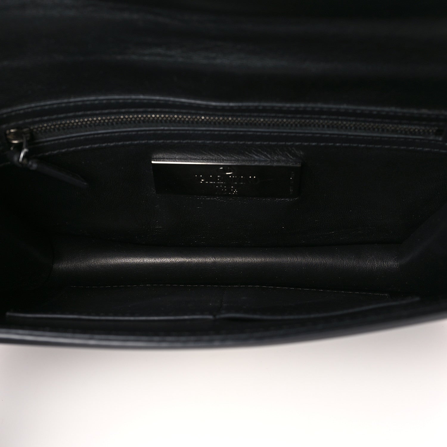 Valentino Garavani Vitello Medium Glam Lock Rockstud Flap Black 5 of 8