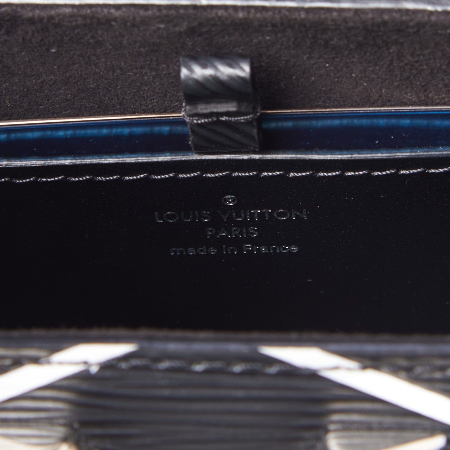 Epi Malletage Twist Shoulder Bag PM Black