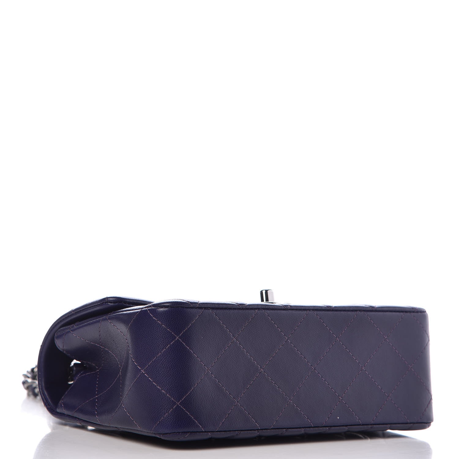 Chanel Lambskin Quilted Mini Rectangular Flap Purple 5 of 9