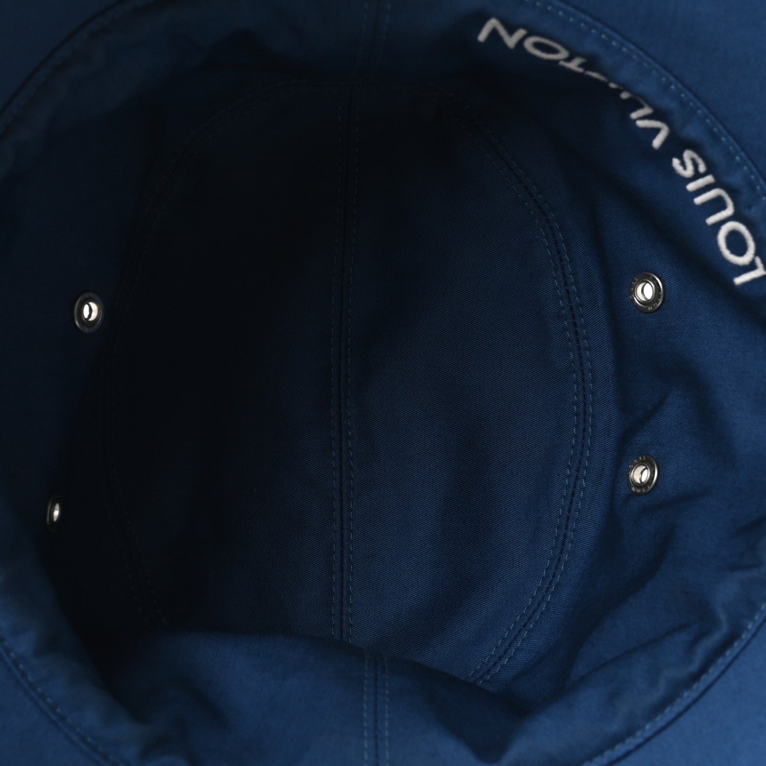 Louis Vuitton Monogram Denim Transformable Bob Bucket Hat 58 Blue 7 of 9