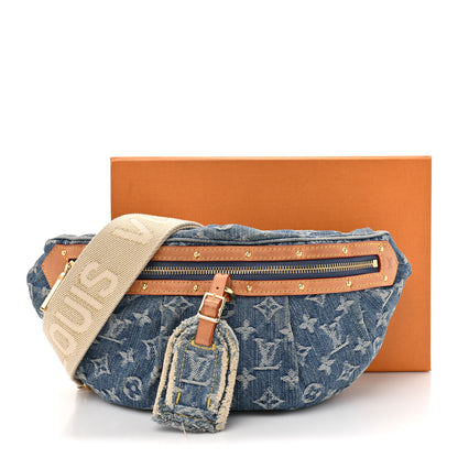 Louis Vuitton Monogram Denim High Rise Bumbag Blue 12 of 12