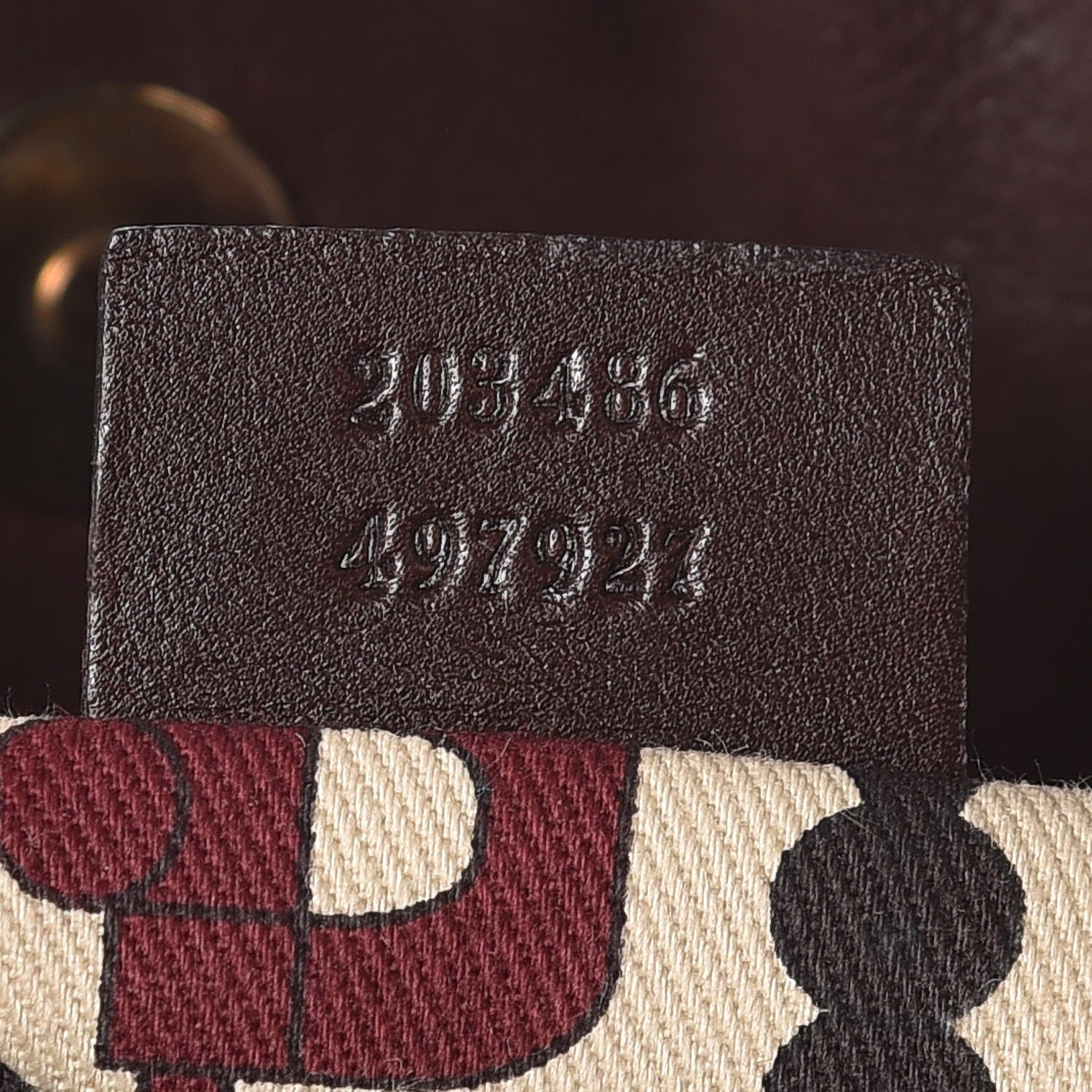 Gucci Guccissima Small Hysteria Top Handle Bag Chocolate 9 of 9