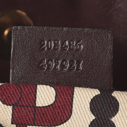 Gucci Guccissima Small Hysteria Top Handle Bag Chocolate 9 of 9