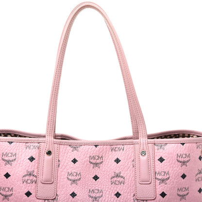 MCM Visetos Medium Liz Reversible Shopper Tote Soft Pink 11 of 22