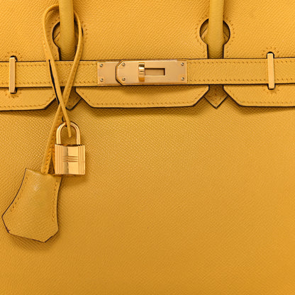 Hermes Epsom Birkin 30 Soleil 8 of 13
