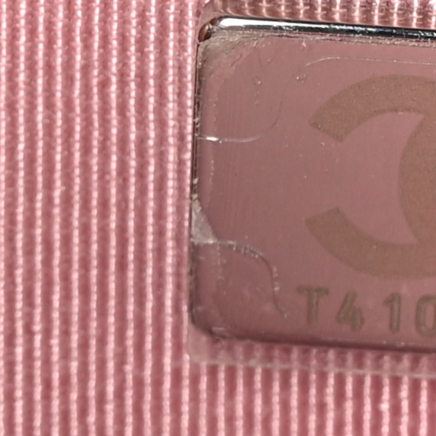 Iridescent Calfskin Quilted Wallet on Chain WOC Pink
