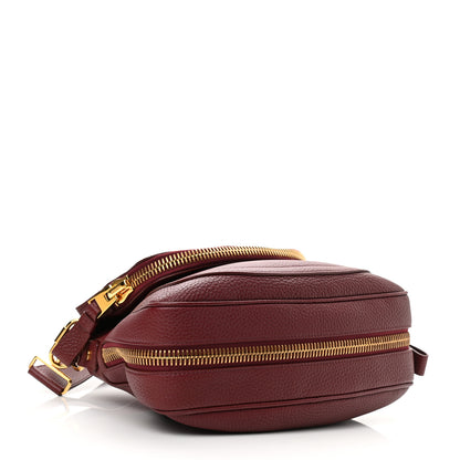 Tom Ford Calfskin Medium Jennifer Crossbody Wine 3 of 10