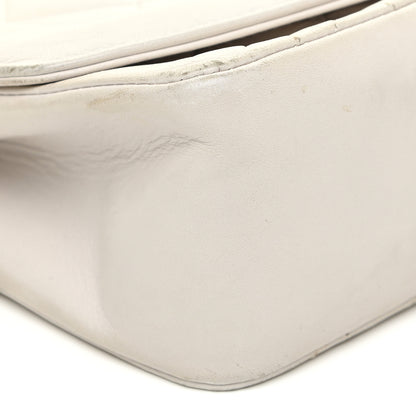 Chanel Lambskin Quilted Medium Single Flap White 10 of 24