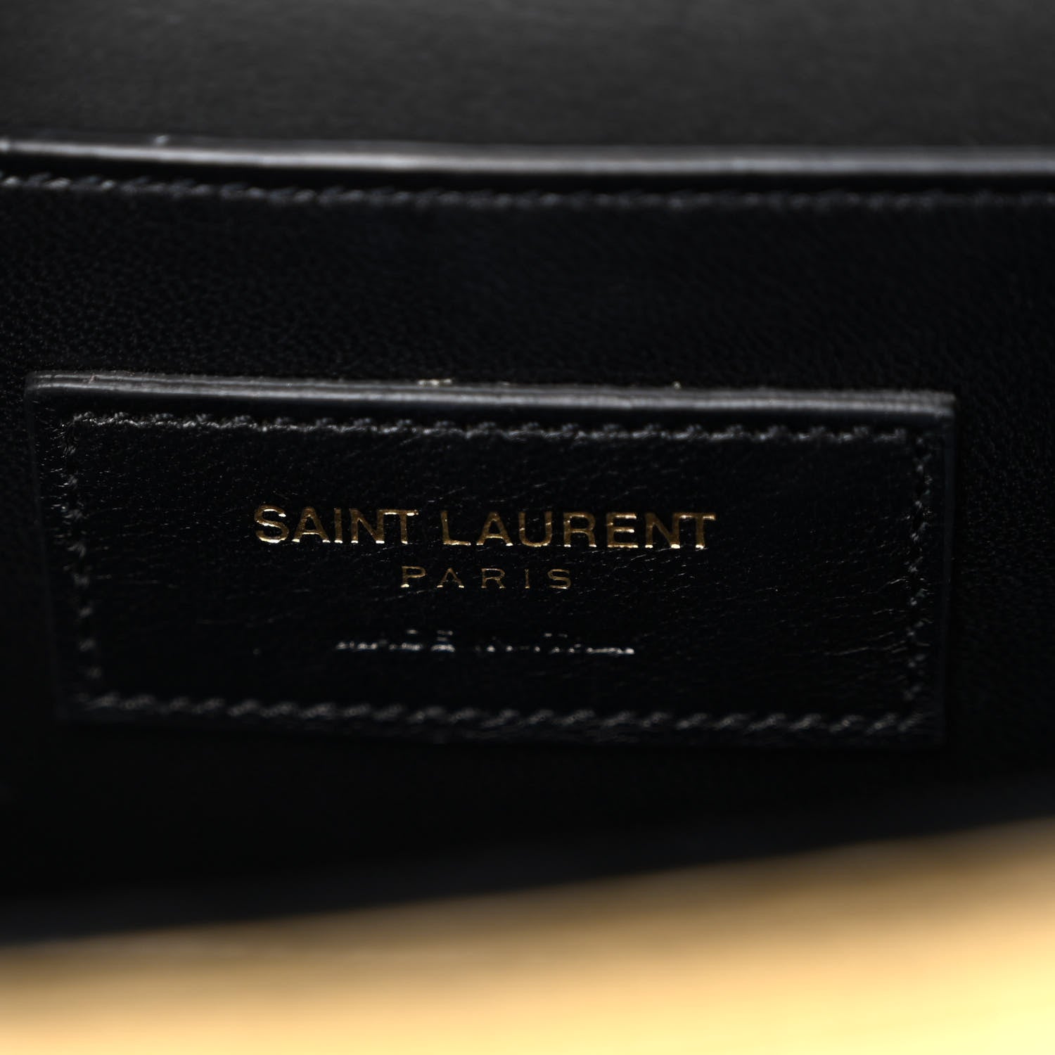 Saint Laurent Metallic Snakeskin Medium Classic Monogram Kate Tassel Satchel Oro 6 of 10