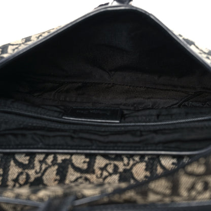 Christian Dior Monogram Double Saddle Bag Black 4 of 10