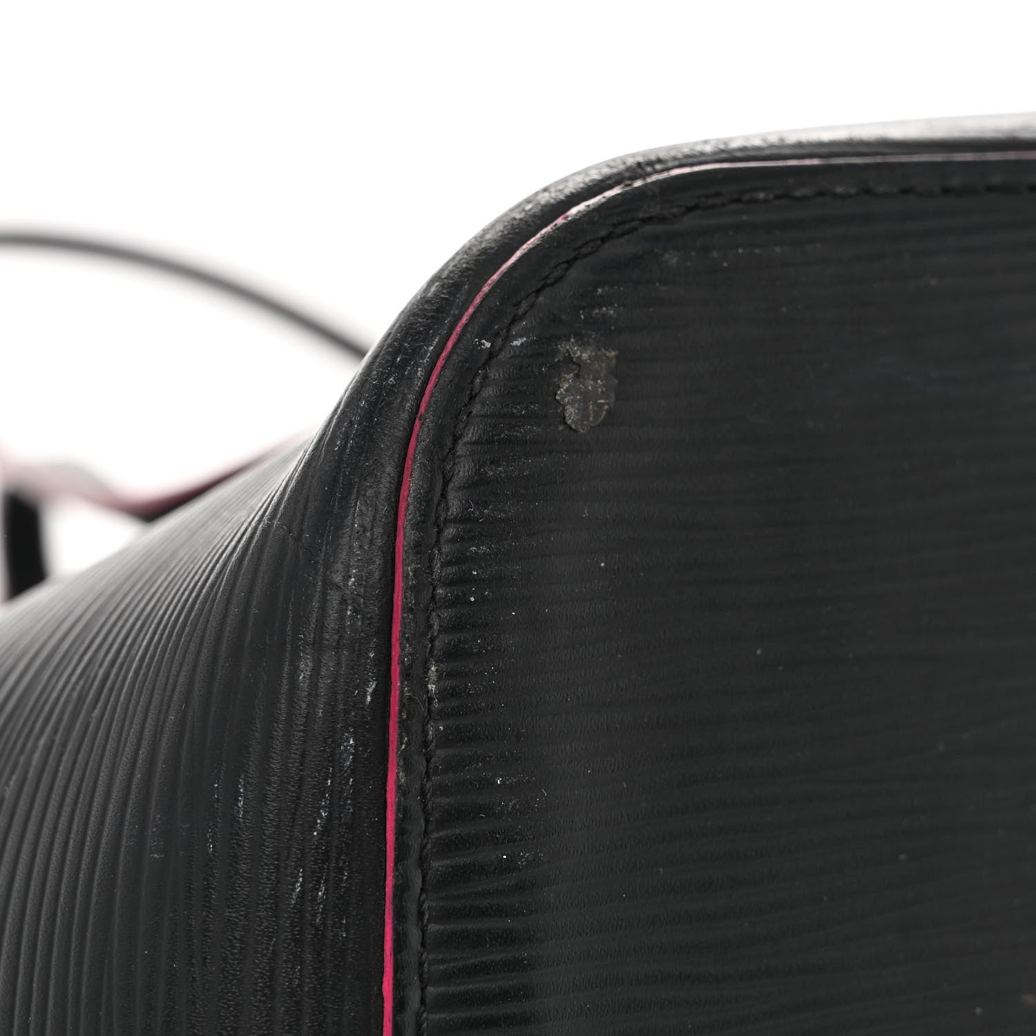 Louis Vuitton Epi Neverfull MM Black Hot Pink 15 of 16