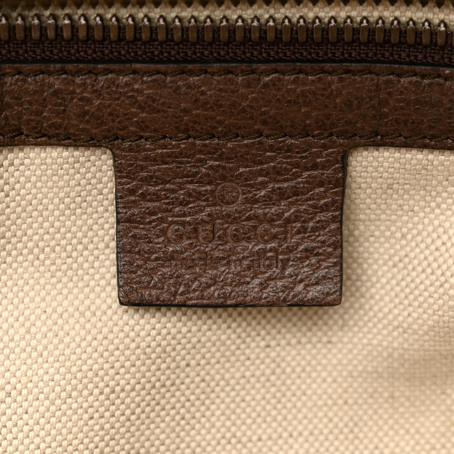 GG Supreme Monogram Calfskin Web Small Ophidia Day Backpack Beige Ebony New Acero