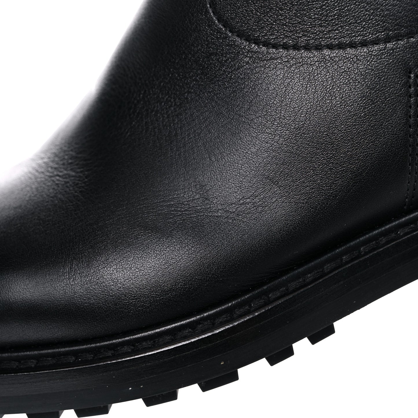 Calfskin Empreinte Ankle Boots 37 Black