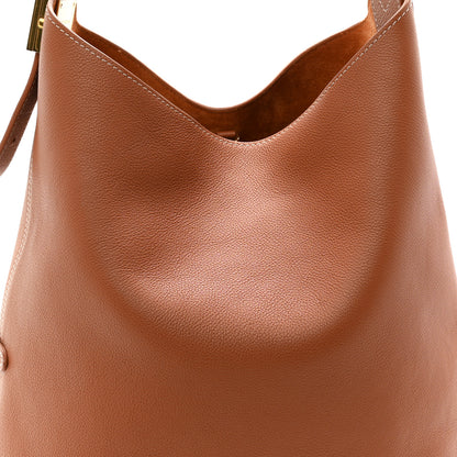 Louis Vuitton Grained Calfskin Low Key Hobo MM Cognac 8 of 11