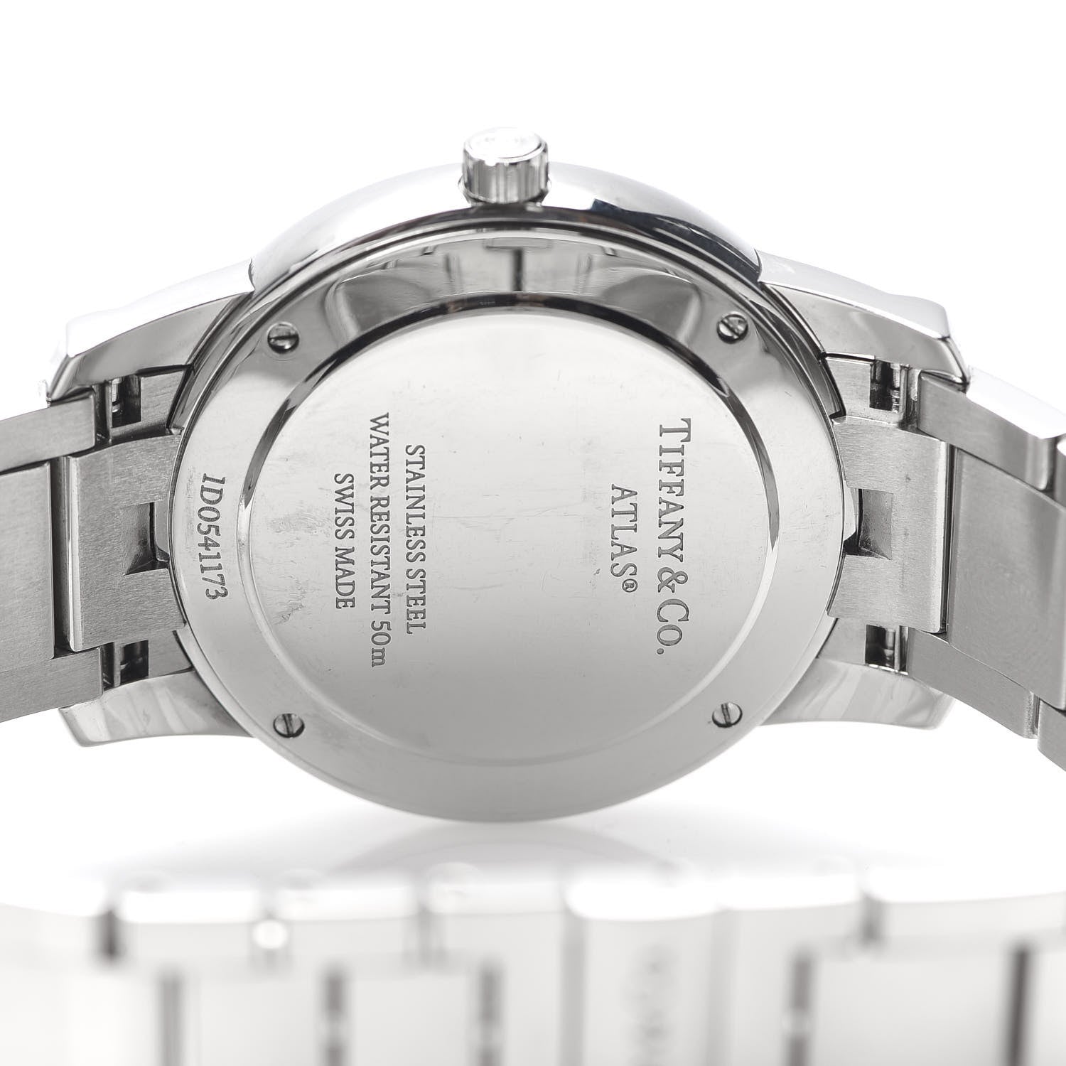 Tiffany Stainless Steel 37mm Atlas 2-Hand Quartz Watch Black 5 of 6