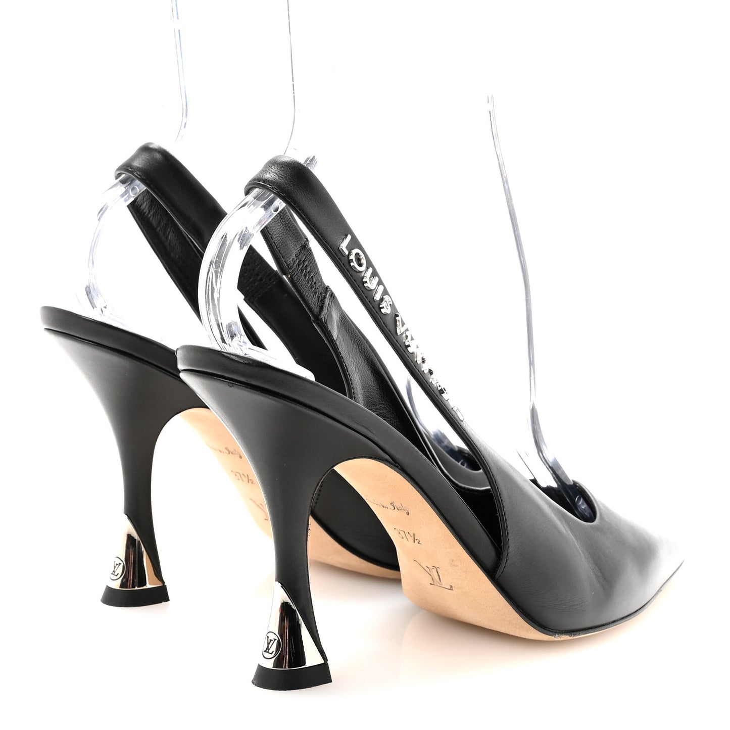 Calfskin Slingback Pumps 37.5 Black