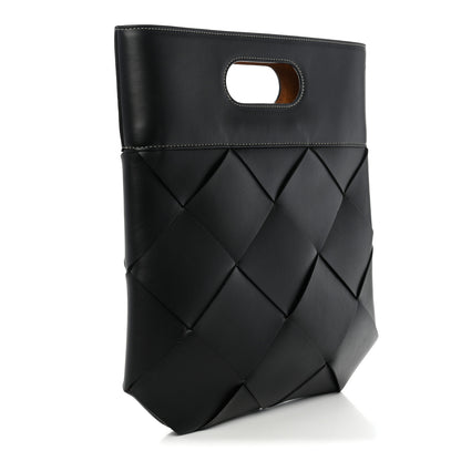Bottega Veneta French Calfskin Small Slip Tote Black 3 of 10