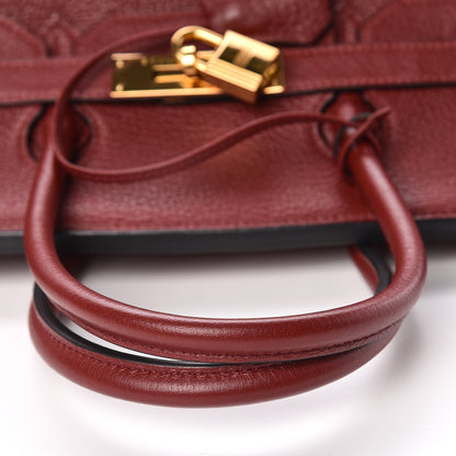 Hermes Taurillon Clemence Birkin 35 Rouge H 16 of 37