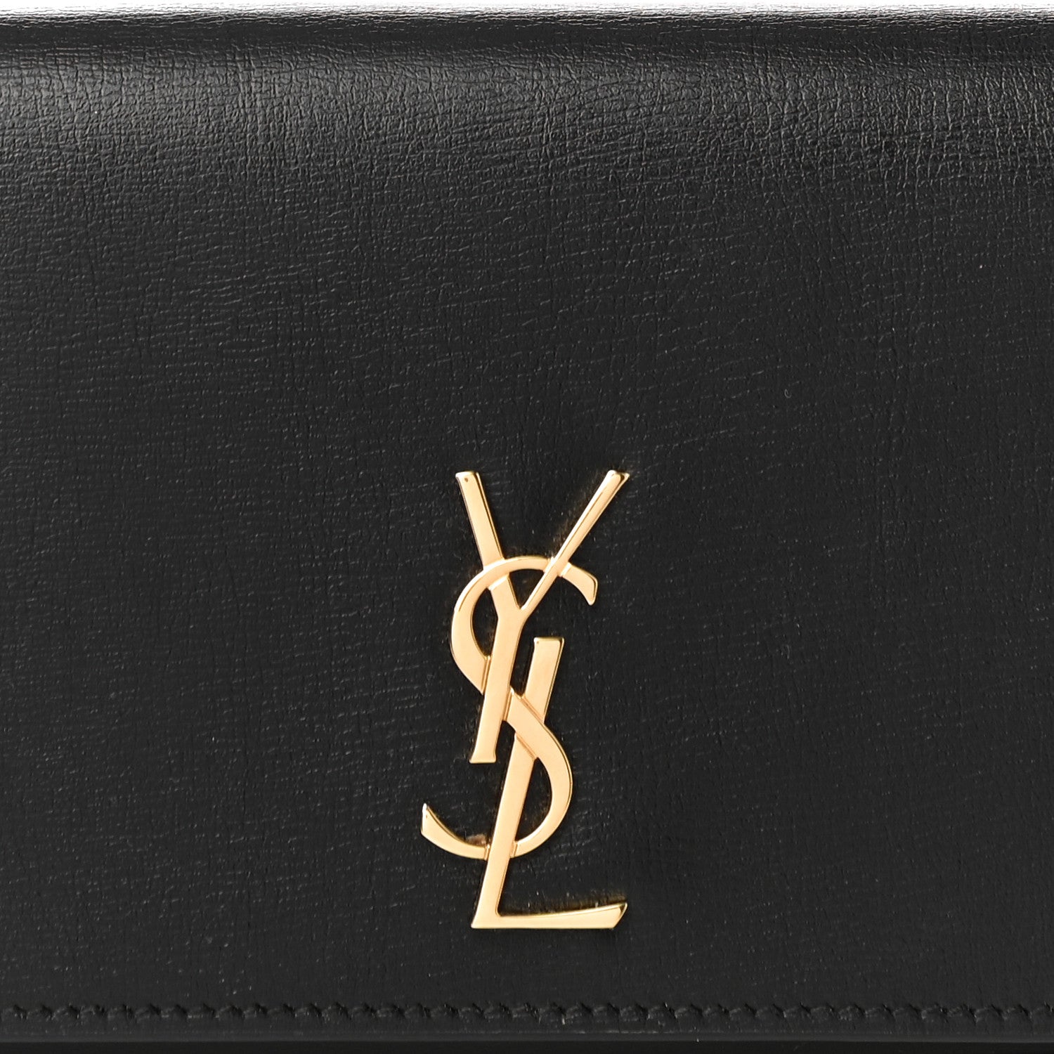 Saint Laurent Smooth Calfskin Monogram Phone Holder Crossbody Black 7 of 10