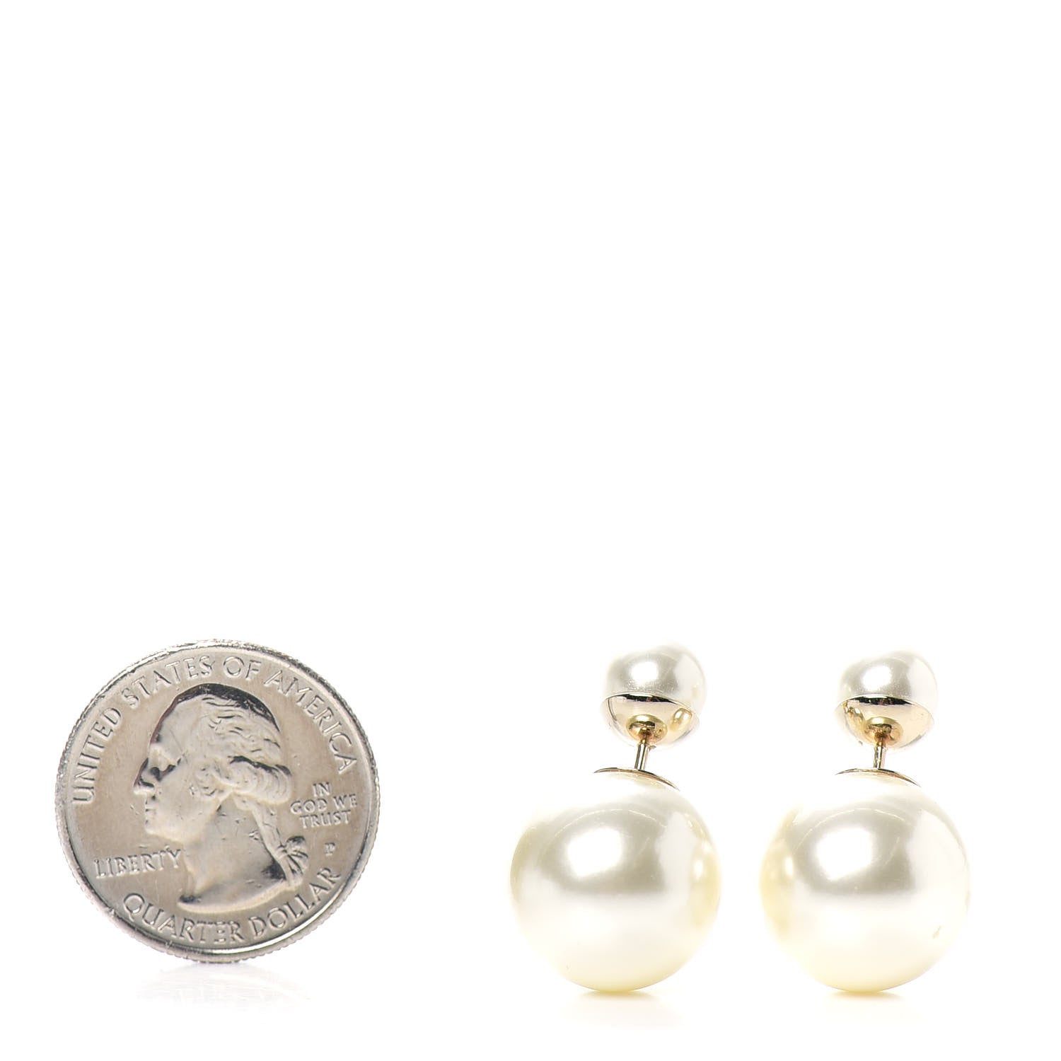Christian Dior Pearl Mise En Dior Tribal Earrings 2 of 4