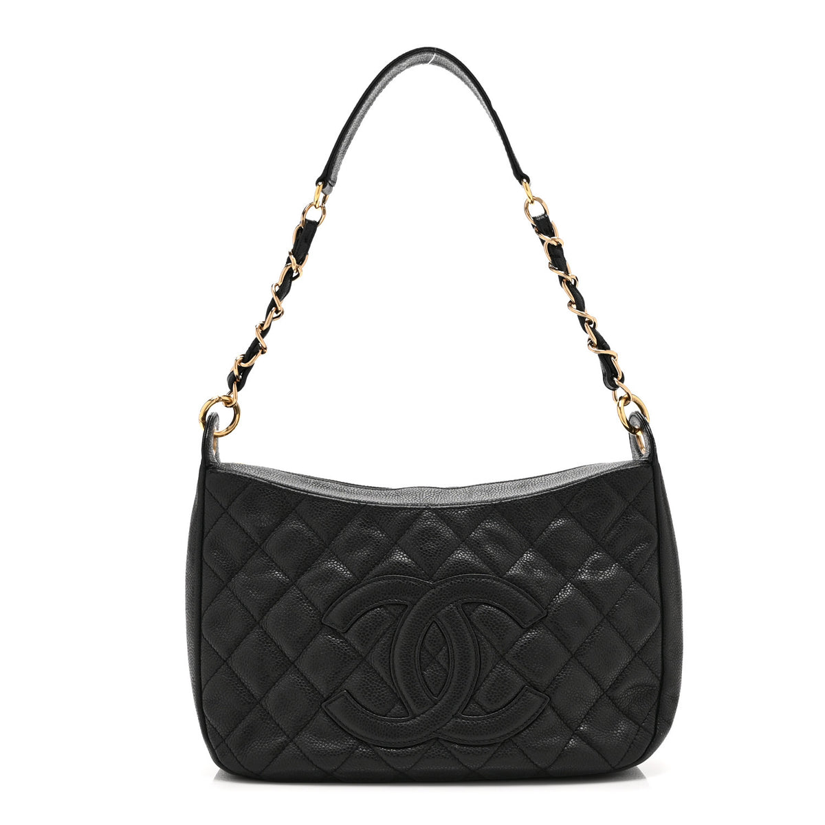 Chanel Caviar Quilted Timeless CC Shoulder Bag Black 1 of 10