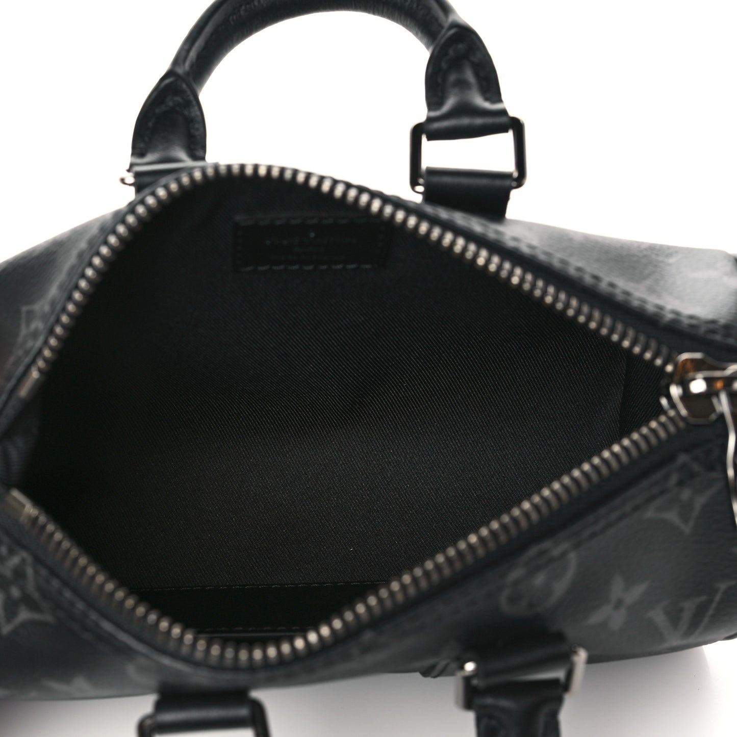 Reverse Monogram Eclipse Keepall XS Black