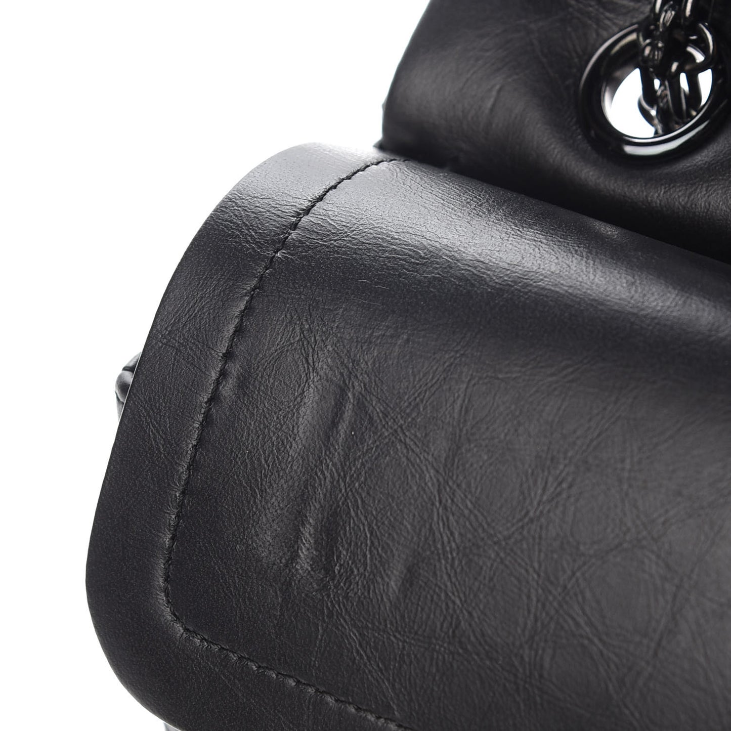 Aged Calfskin Chevron Quilted 2.55 Reissue 226 So Black