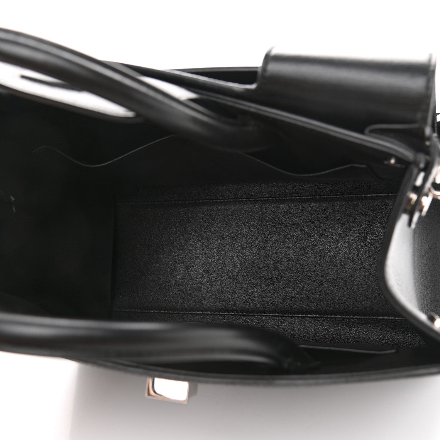 Christian Dior Grained Calfskin Medium Diorever Flap Black 5 of 9