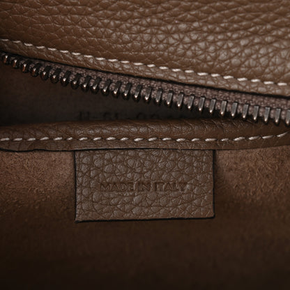 Celine Drummed Calfskin Nano Luggage Souris 13 of 21