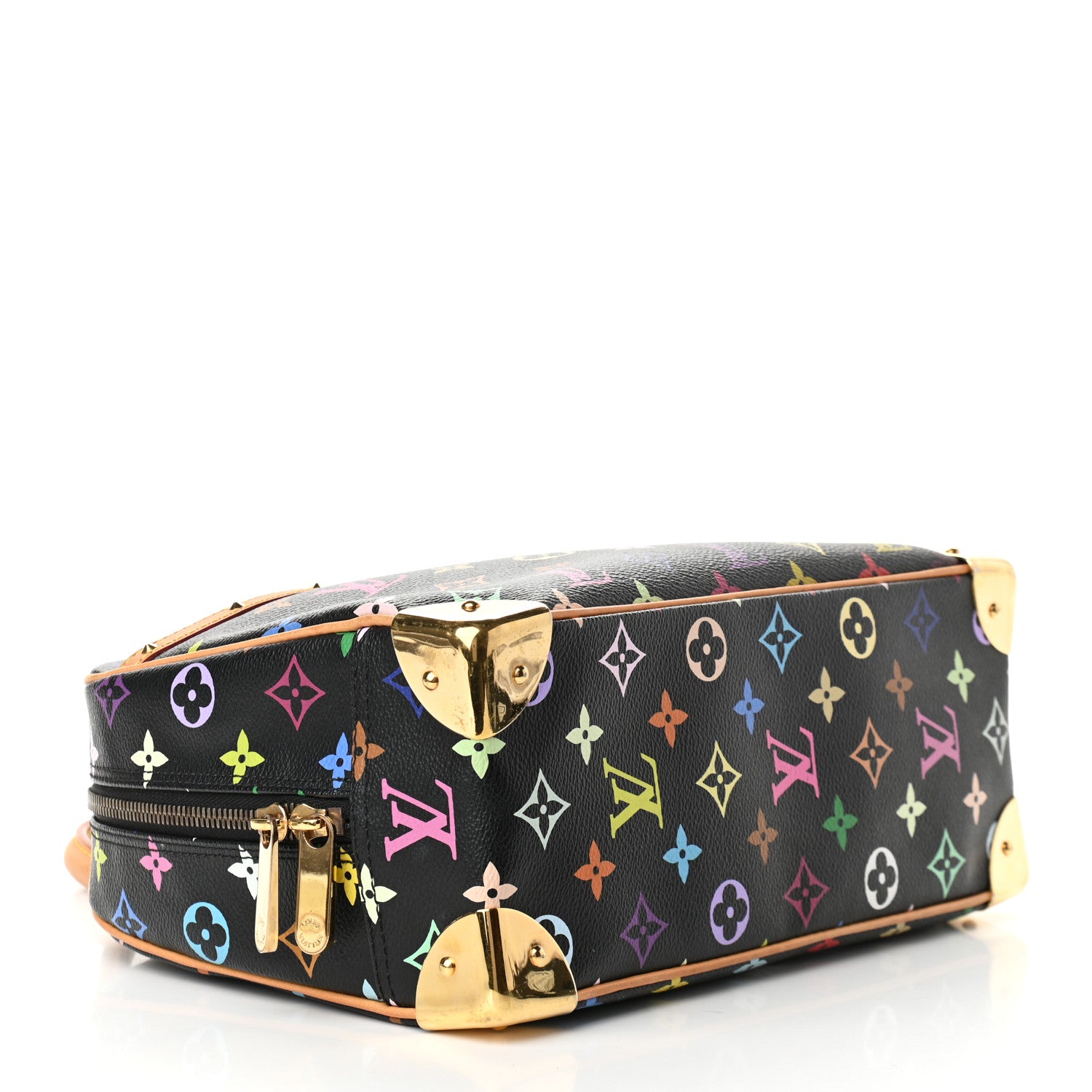 Louis Vuitton Monogram Multicolor Trouville Black 4 of 7