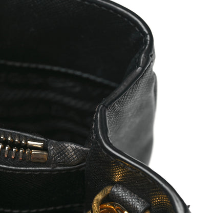 Prada Saffiano Lux Medium Tote Black 8 of 10