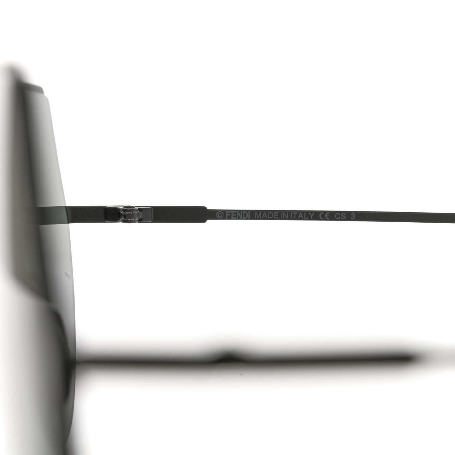 Fendi Metal Mirrored Eyeline Sunglasses FF 0193/S Black 7 of 8